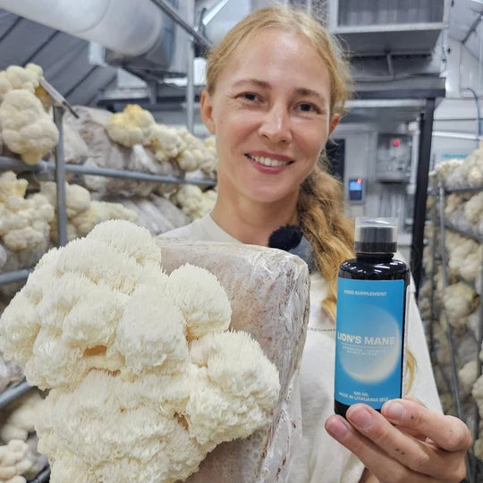 Ultraskaņas dubultais Lion’s Mane ekstrakts ar MCT un E vitamīnu | 100 ml