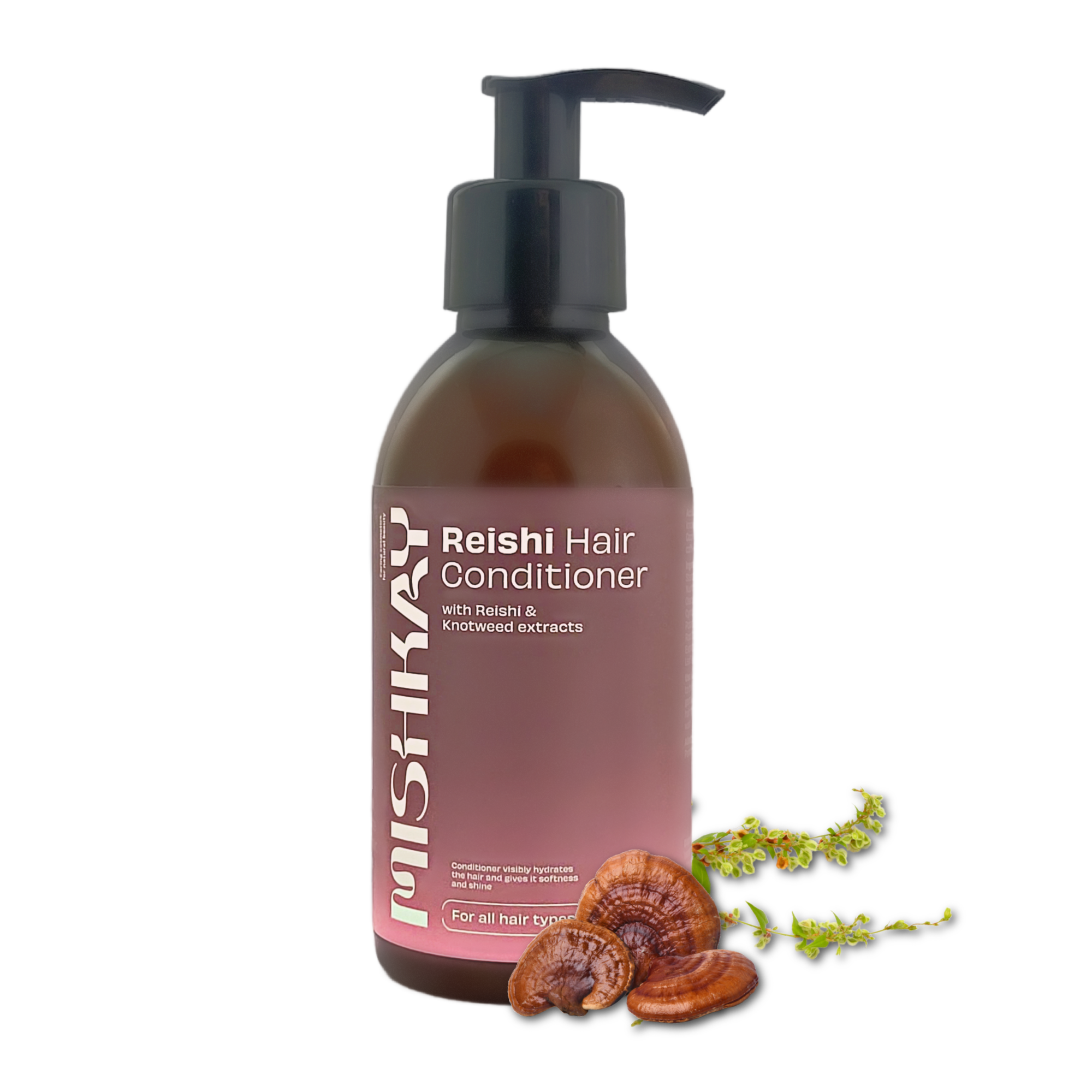 Matu kondicionieris ar REISHI ekstraktu - MISHKAY. 200 ml
