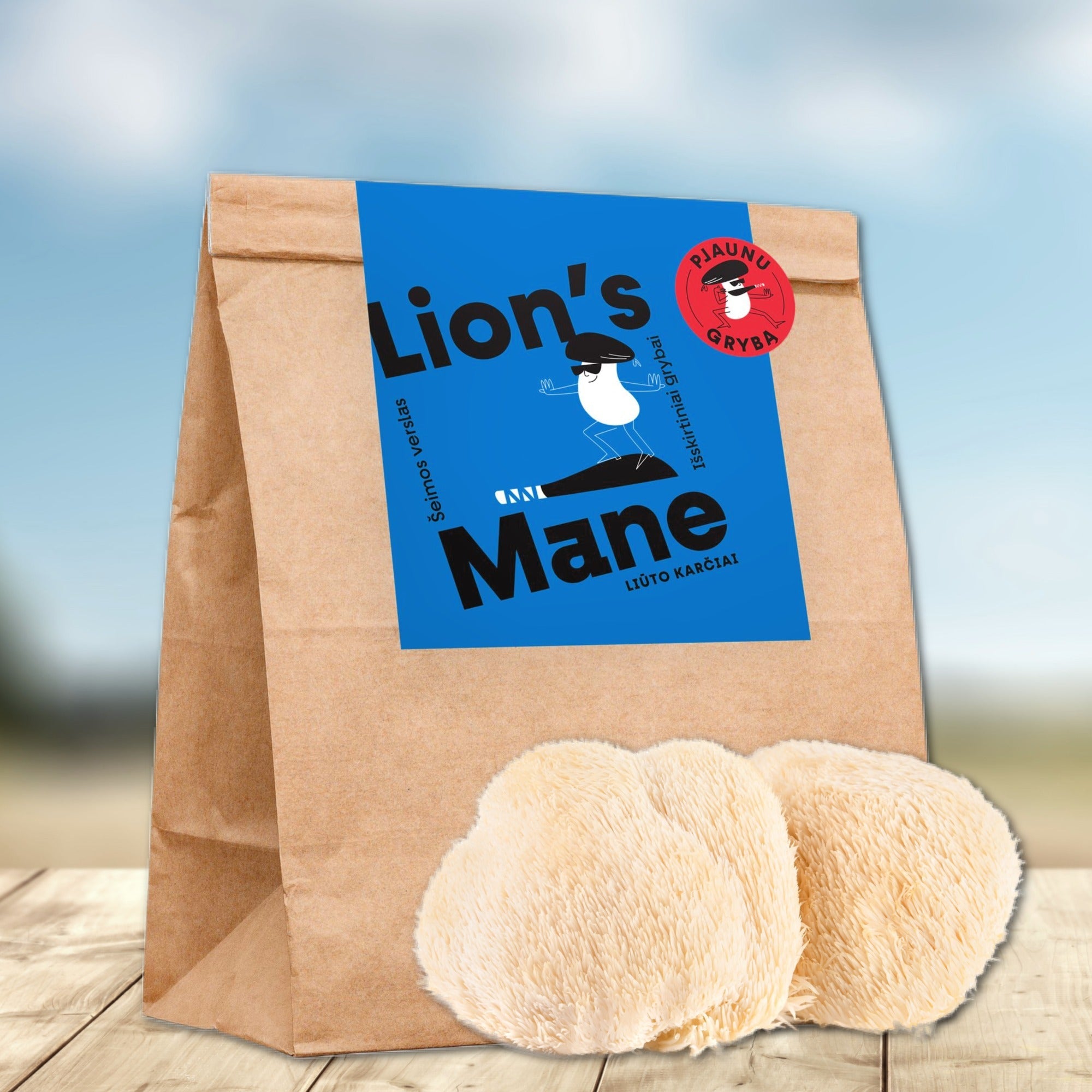 Svaigas Lion's Mane sēnes